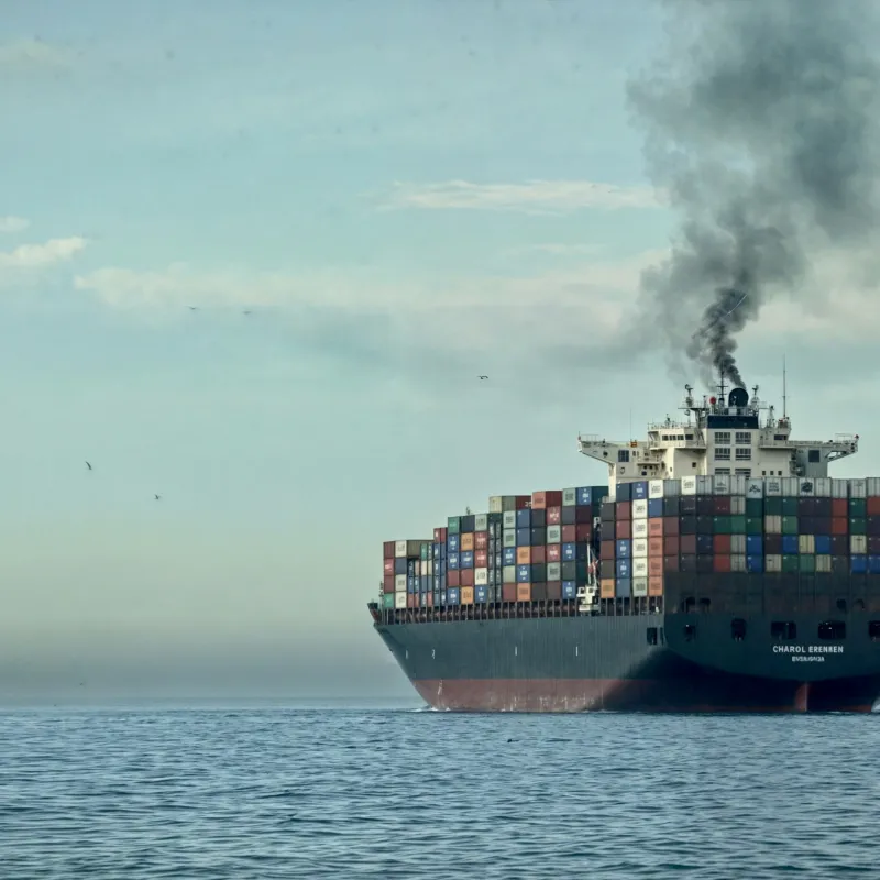 Transporte marítimo para exportación